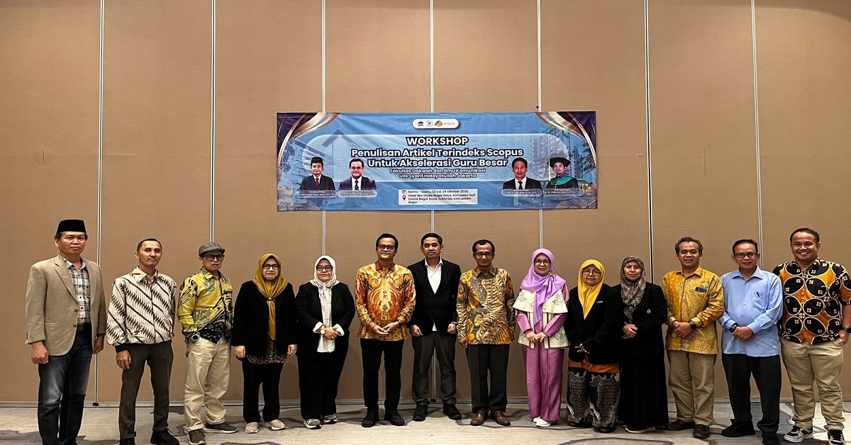FDIKOM UIN Jakarta Gelar Workshop Penulisan Artikel Terindeks Scopus untuk Akselerasi Guru Besar