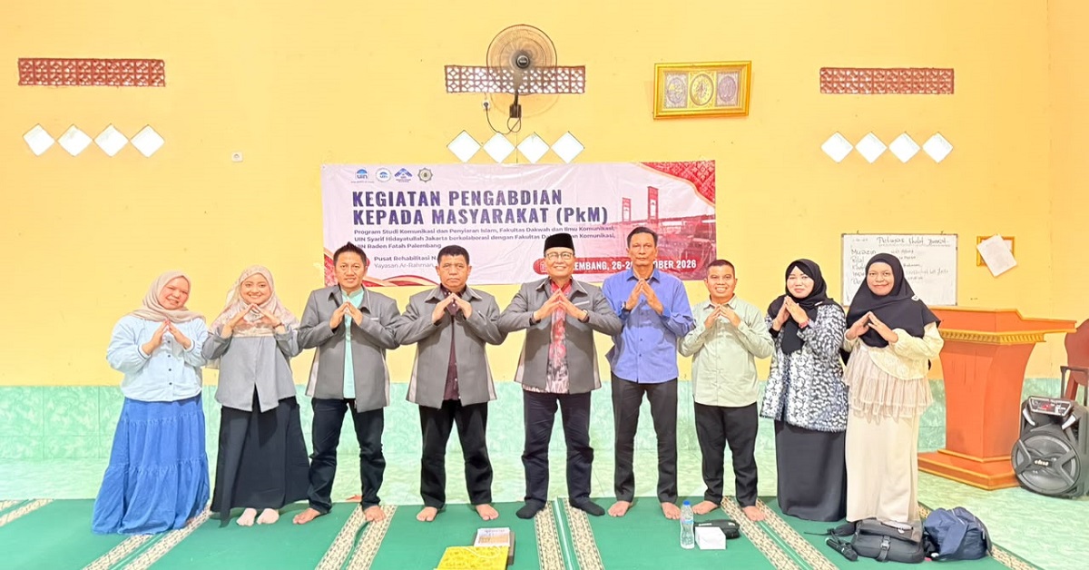 Dosen UIN Jakarta dan UIN Raden Fatah Perkuat Pemahaman Agama dan Kepercayaan Diri Klien Rehabilitas