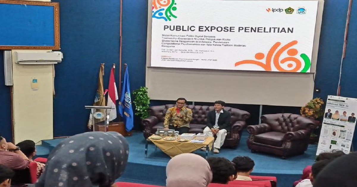 Peneliti UIN Jakarta Gagas Sistem Deteksi Dini Ekstremisme Keagamaan Digital Berbasis AI