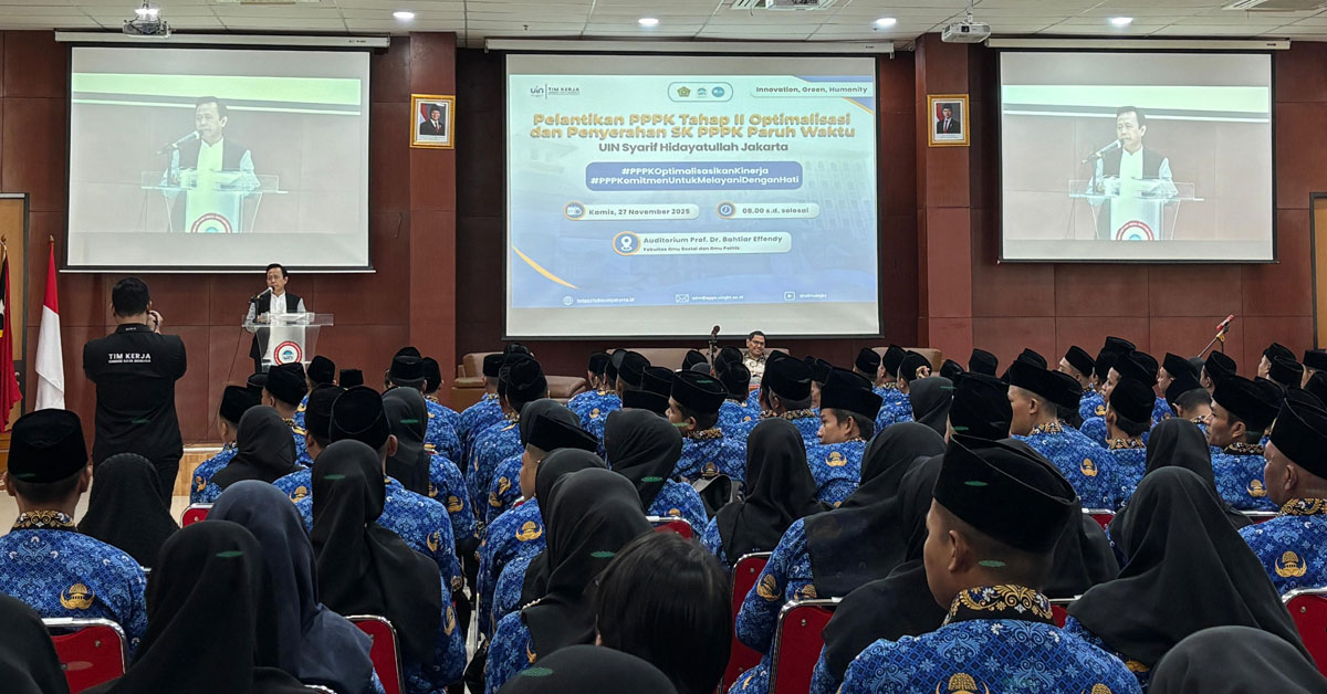 Dr. Nanang Fatchurochman Dorong Pegawai PPPK UIN Jakarta Terapkan Budaya Kerja BerAKHLAK