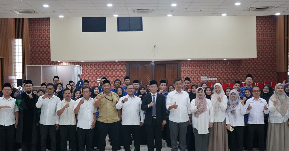 Kepala Biro AUK Lantik Pejabat Fungsional Dosen PNS Formasi Tahun 2024 dan Pejabat Fungsional Bidang Keuangan di Lingkungan UIN Syarif Hidayatullah Jakarta
