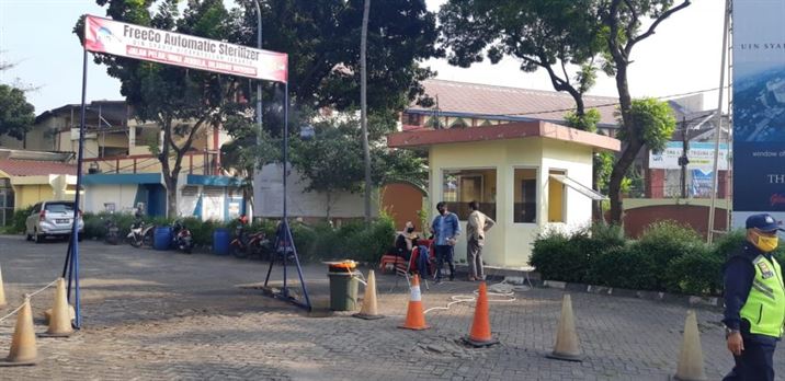 Gerbang FreeCo Automatic Sterilizer FST UIN Jakarta