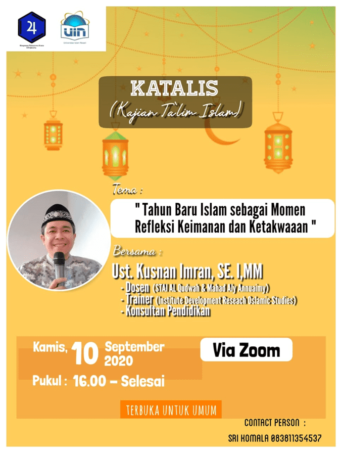KATALIS II: TAHUN BARU ISLAM SEBAGAI MOMEN REFLEKSI KEIMANAN DAN KETAKWAAN