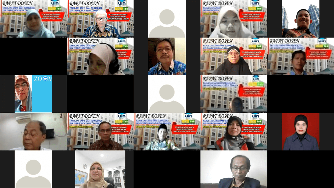 Rapat Dosen Semester Genap 2020/2021 FST