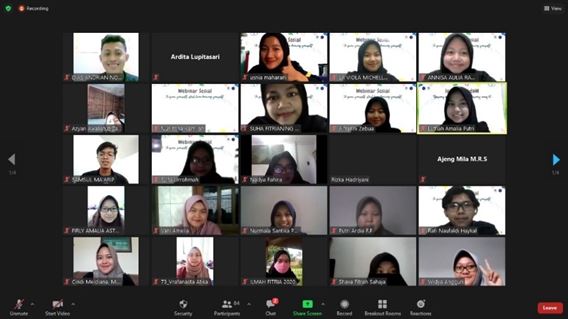 Webinar Sosial 2021 “To Grow Yourself, Start From Knowing Yourself”