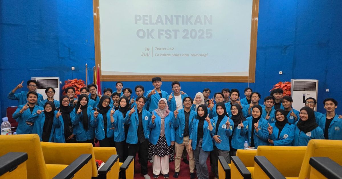 Pelantikan Organisasi Kemahasiswaan FST UIN Jakarta 2025: Mengemban Amanah, Menyatukan Semangat, Mewujudkan Dampak Nyata