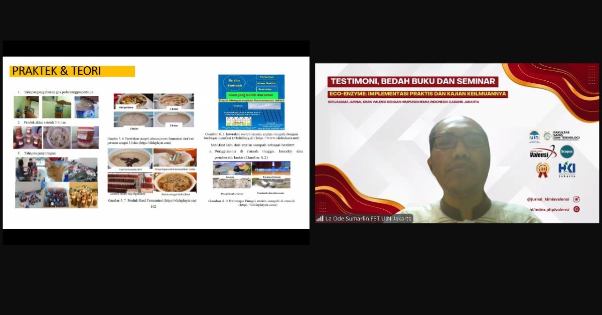 Testimonials, Book Reviews, and Book Seminars Eco-Enzyme: Practical Implementation and Scientific Study Valensi Chemistry Journal