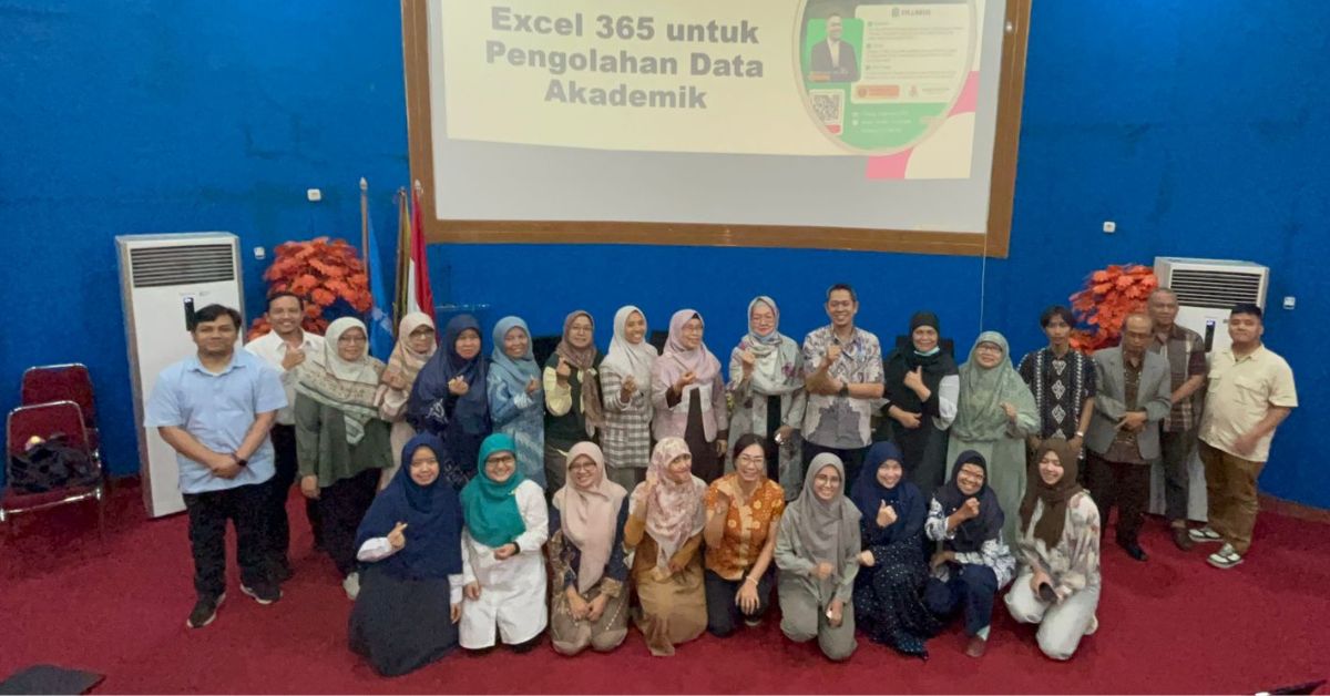 Agribusiness Study Program UIN Jakarta held a Microsoft Excel training session in collaboration with PT Graha Karya Informasi