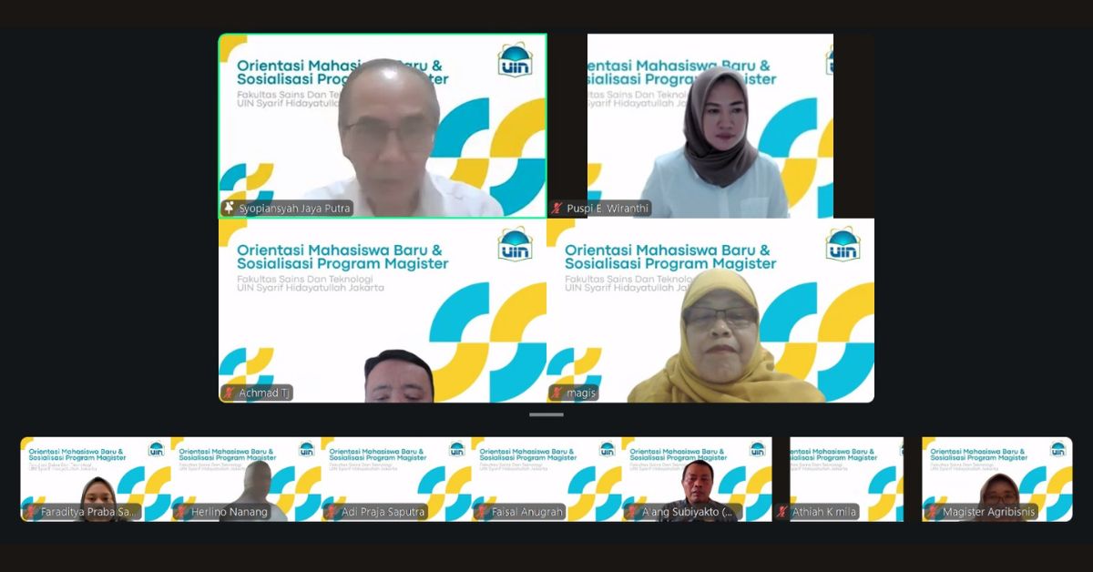 FST UIN Jakarta Holds Orientation and Socialization for New Master’s Students 2025