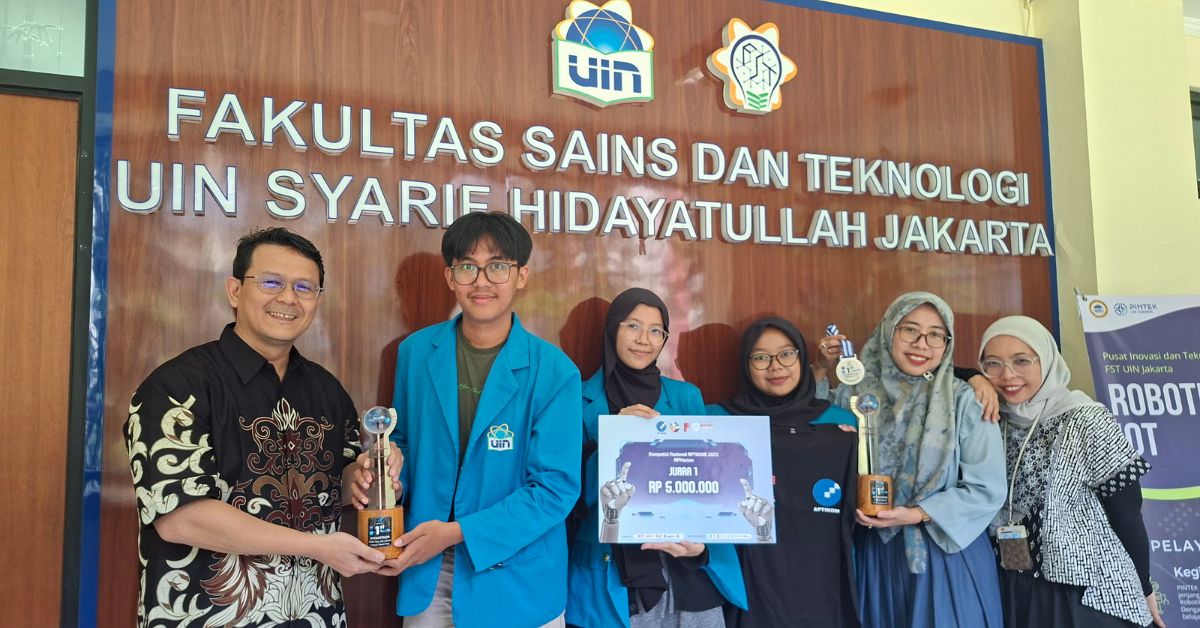 Informatics Engineering Students from FST UIN Jakarta Win First Place in the APTIKOM APHacton 2025 National Competition