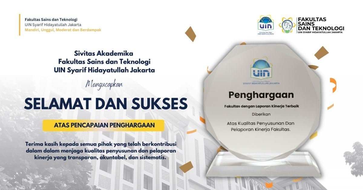 FST UIN Jakarta Honored with Best Performance Reporting Award 2026