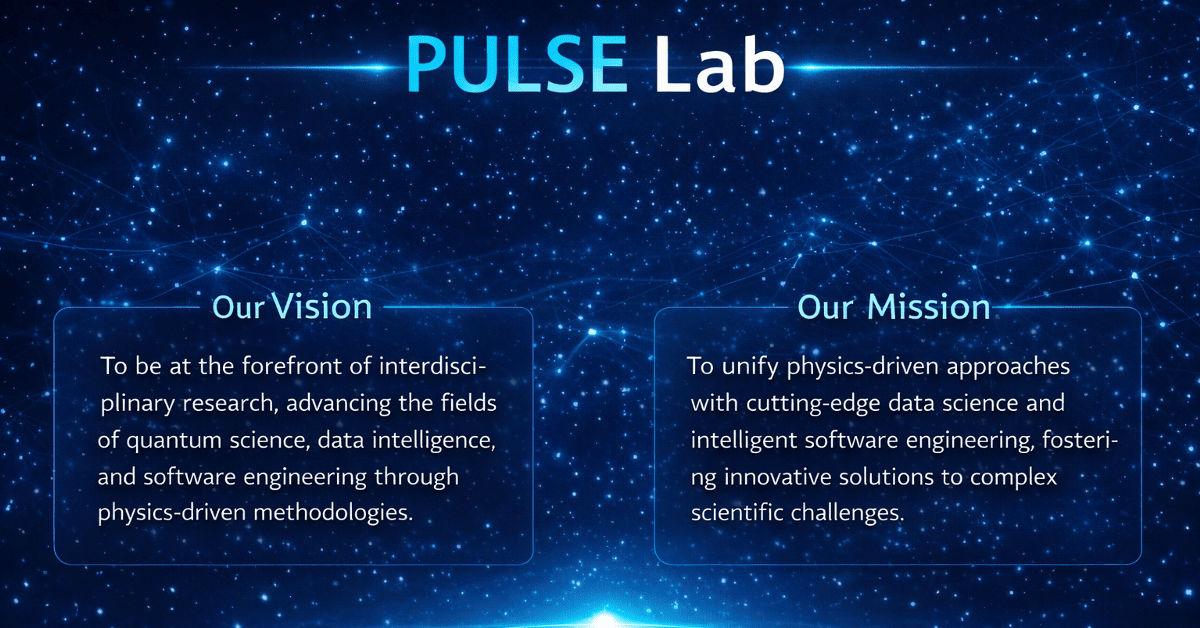 PULSE Lab — Physics-Driven Unified Lab for Software & Data Intelligence