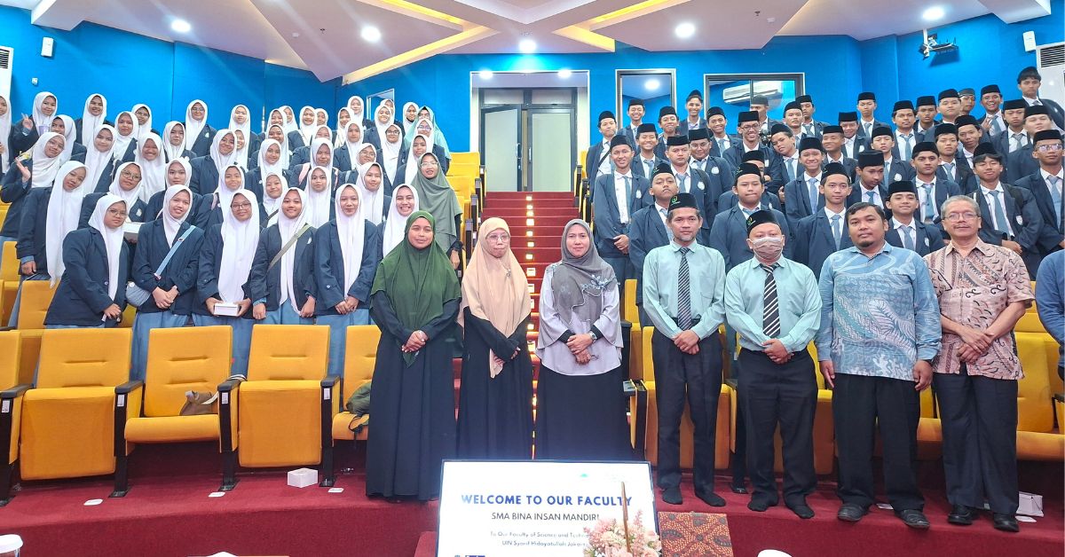 Buka Pintu Masa Depan, FST UIN Jakarta Sambut Kunjungan Edukatif SMA Bina Insan Mandiri