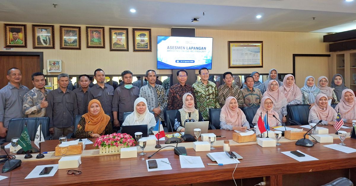 Tingkatkan Standar Pengujian Industri, Pusat Laboratorium Terpadu FST UIN Jakarta Jalani Asesmen Lapangan SNI ISO/IEC 17025:2017