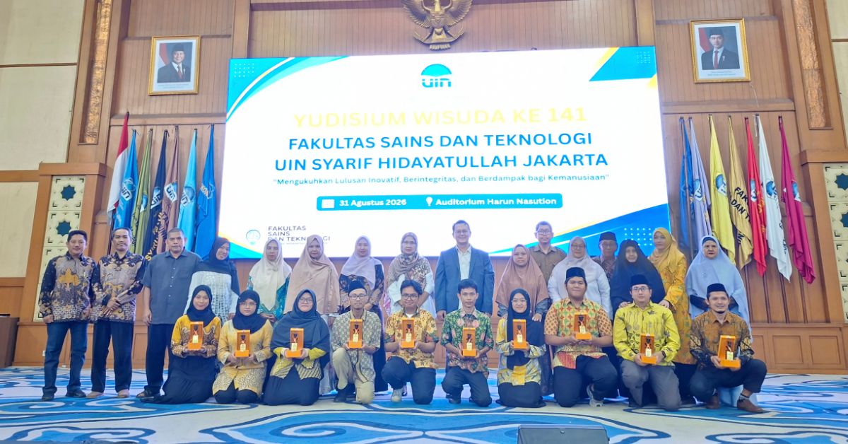Cultivating Innovative and Impactful Graduates: FST UIN Jakarta Holds the 141st Graduation Judiciary at Harun Nasution Auditorium