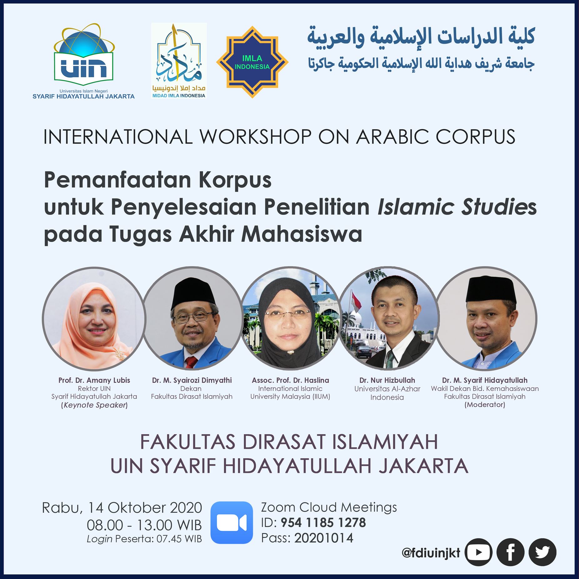 International Workshop on Arabic Corpus