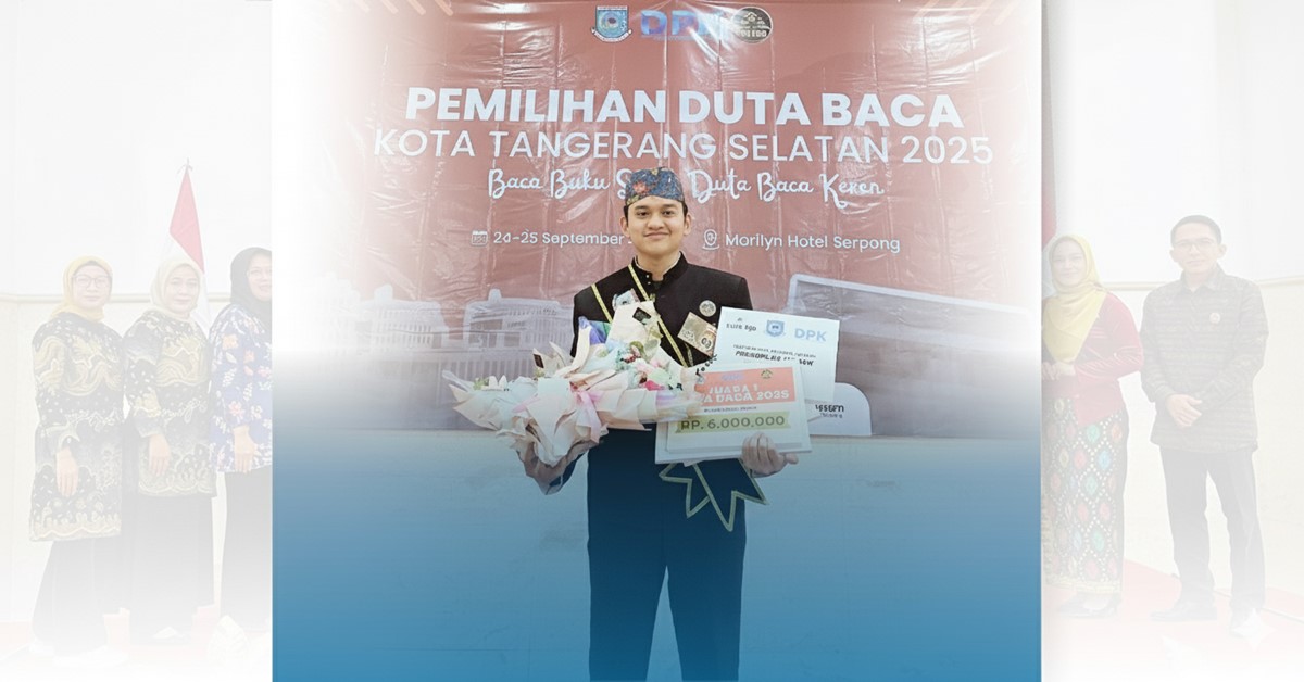 Membanggakan! Mahasiswa FDI Dinobatkan Sebagai Duta Baca Tangerang Selatan 2025
