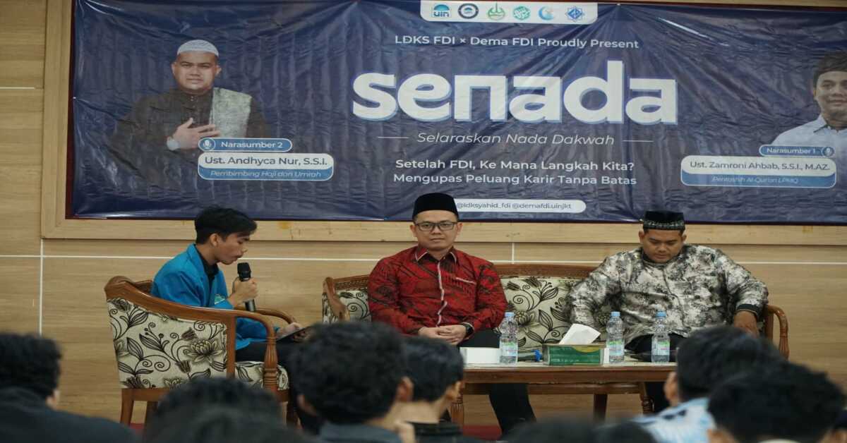 SENADA 2026: UKM LDK Syahid dan DEMA FDI Kupas Luasnya Prospek Karier Lulusan FDI