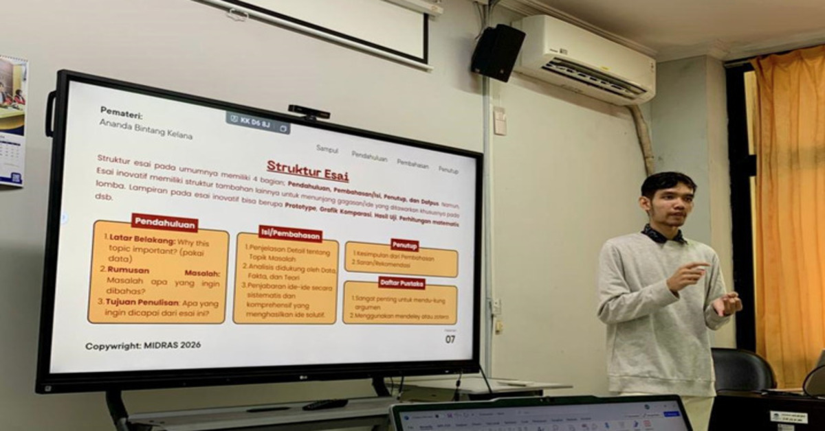 MIDRAS Writing Class Series 1 Perkuat Budaya Riset Mahasiswa FDI melalui Kelas Foundation dan Advance