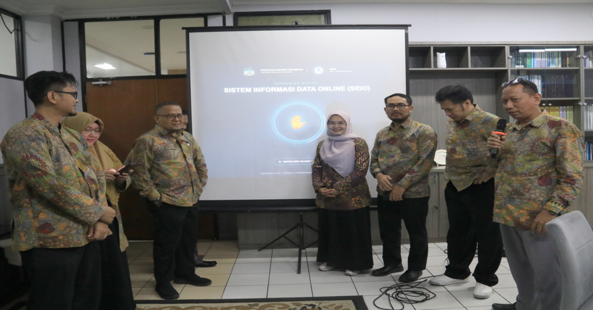 Perkuat Digitalisasi Administrasi, FDI UIN Jakarta Launching Aplikasi SIDO