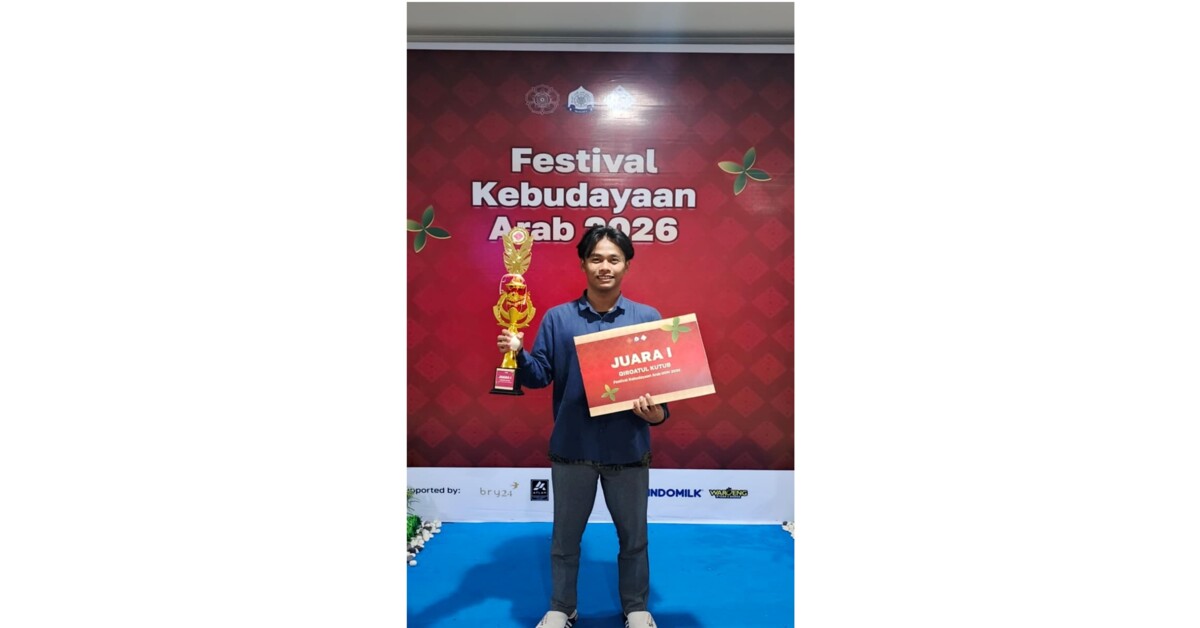 Mahasiswa FDI Raih Juara I Qira’atul Kutub pada Festival Kebudayaan Arab 2026 UGM 