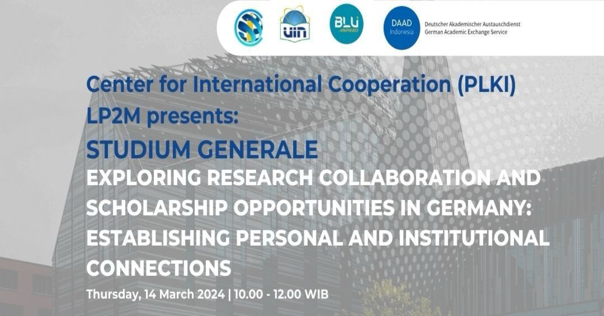 Public Lecture Of DAAD Scholarship Germany Syarif Hidayatullah State Public Lecture Of DAAD Scholarship Germany Syarif Hidayatullah State