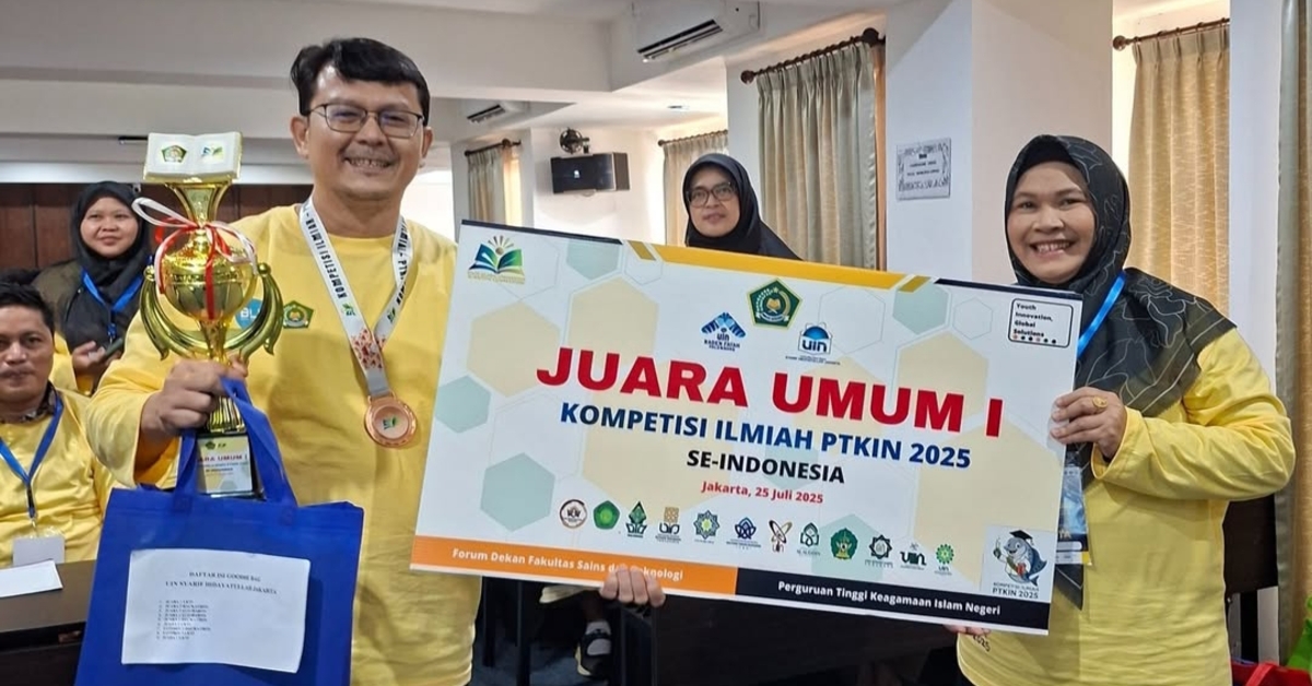 FST UIN Jakarta Raih Juara Umum Nasional dan Tegaskan Komitmen Etika AI dalam Sains Islam