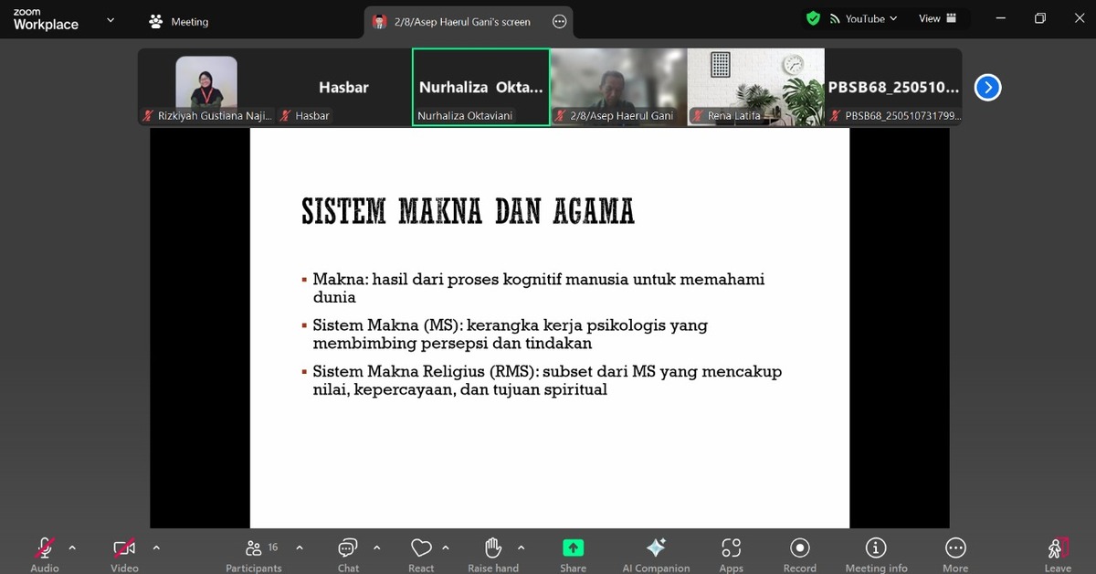 FKMP Gelar Kajian Kamisan Bahas Transformasi Spiritualitas dalam Perspektif Psikologi Perkembangan