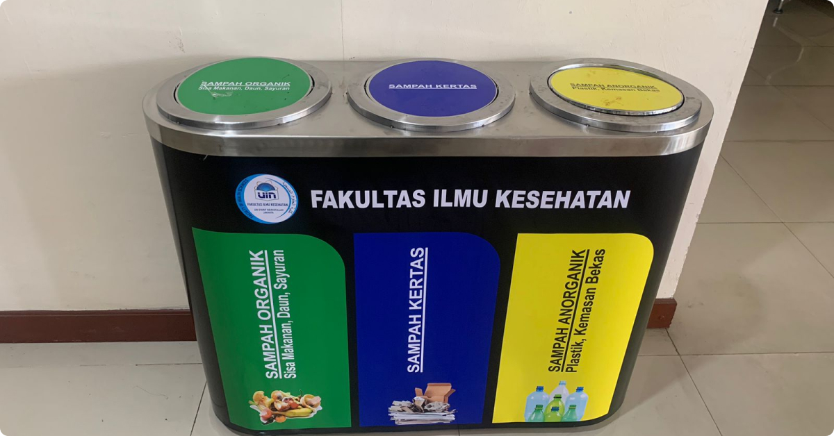 Inisiasi Green Campus, UIN Jakarta Perbanyak Tempat Sampah Organik, Anorganik dan B3