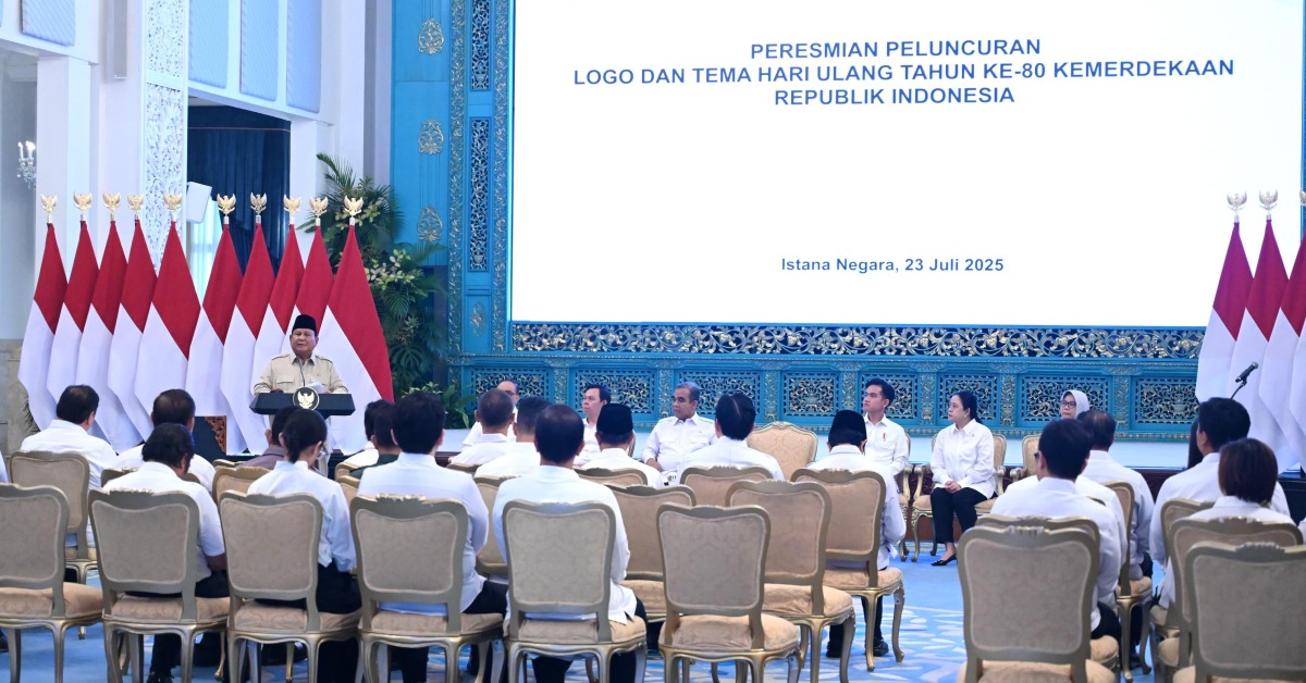 Siaran Pers: Presiden Prabowo Luncurkan Tema dan Logo HUT ke-80 Kemerdekaan Republik Indonesia