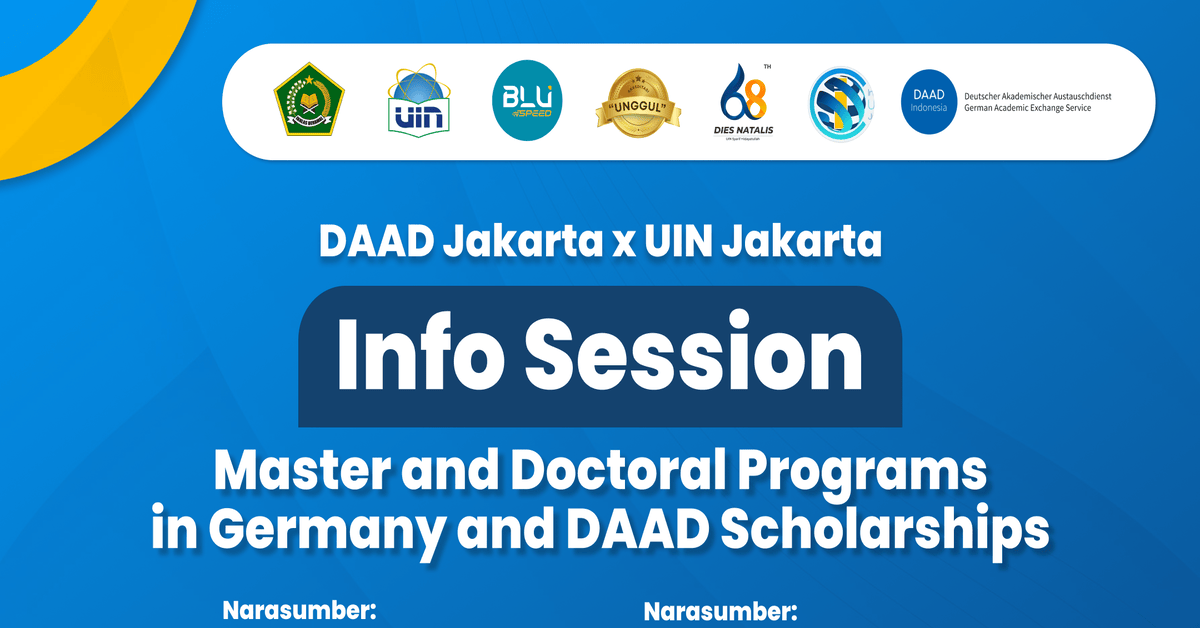 DAAD Jakarta x UIN Jakarta: Sosialisasi Beasiswa dan Studi ke Jerman
