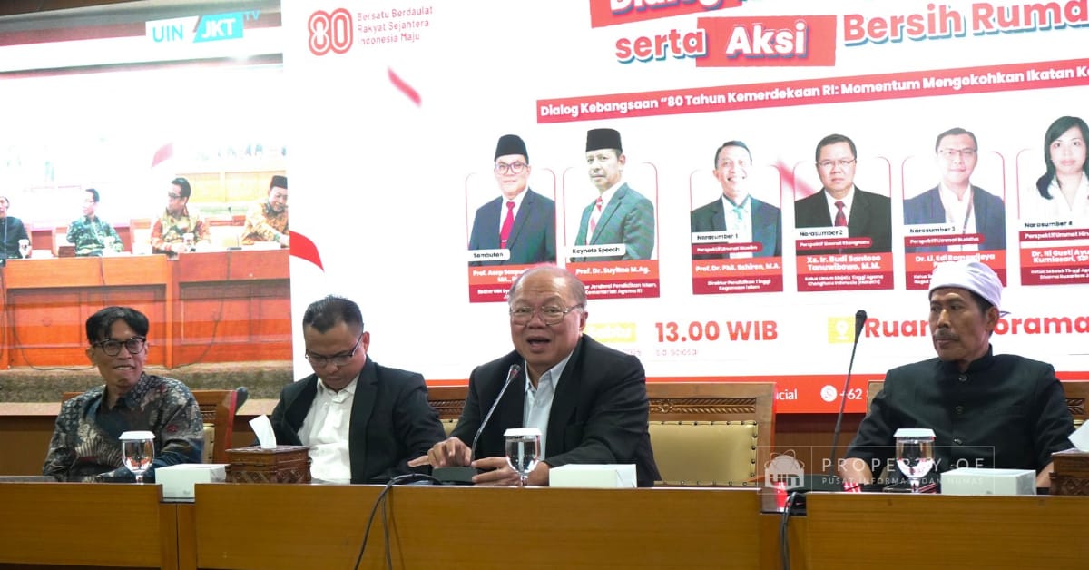 A National Dialogue, Involving Interfaith Leaders, Hosted by UIN Jakarta to Strengthen Religious Pluralism