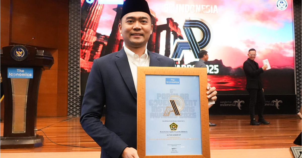 Kemenag Raih Popular Government Institutions Award 2025