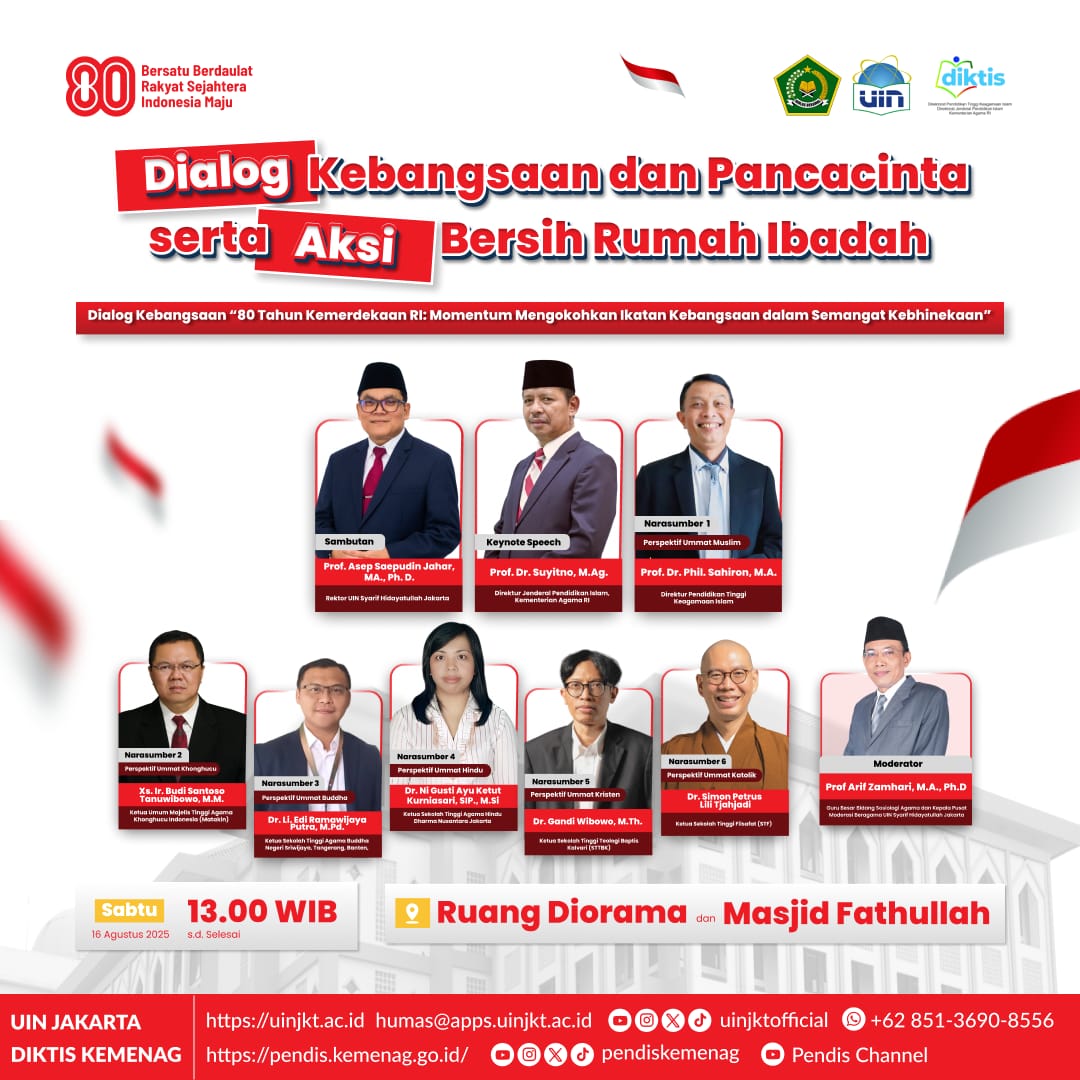Poster Aksi bersih rumah ibadah