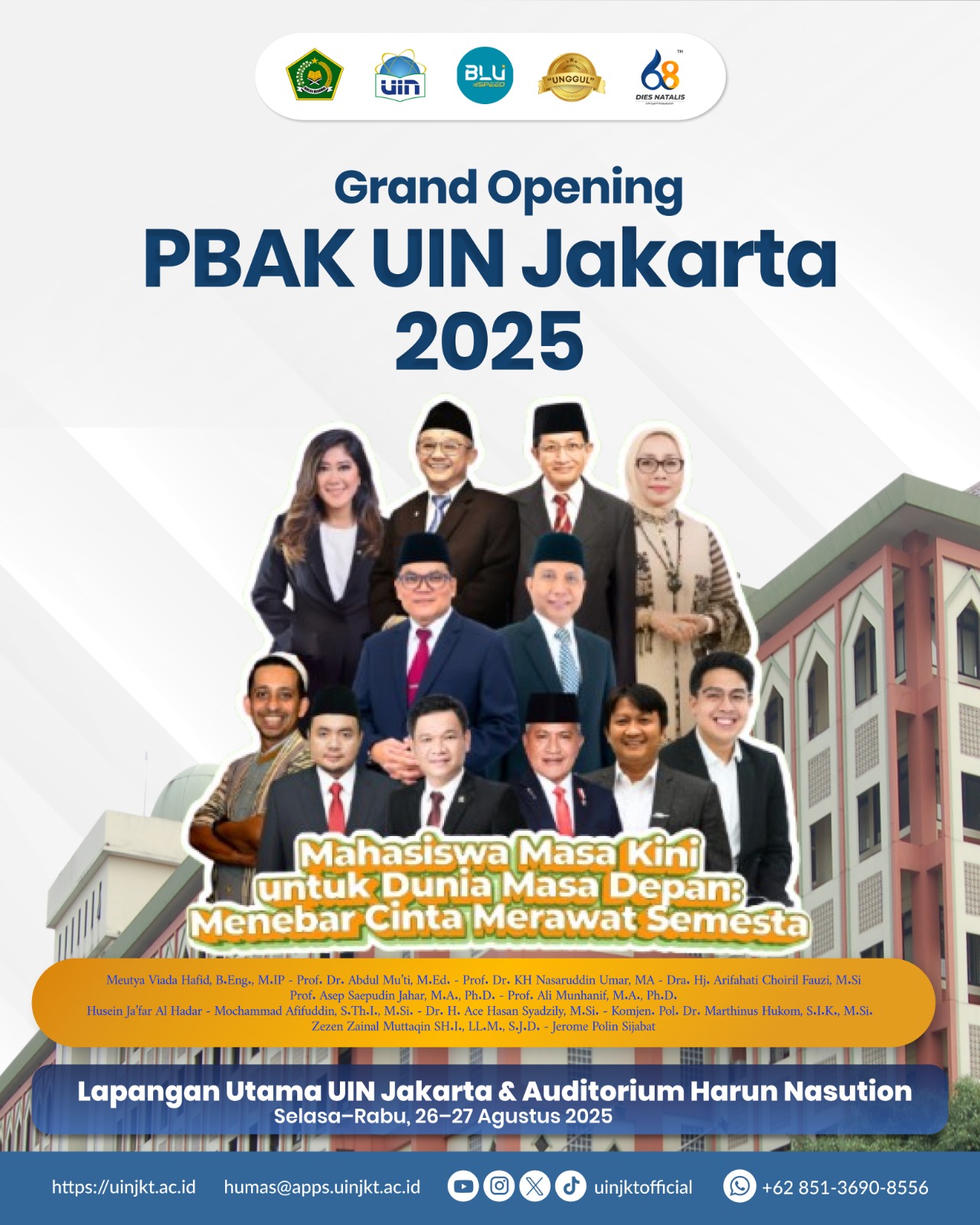 Poster PBAK UIN Jakarta 2025