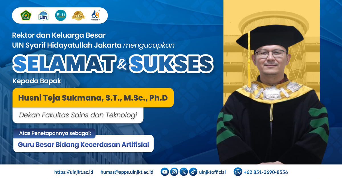 UIN Syarif Hidayatullah Jakarta Bangga Miliki Profesor AI Pertama di PTKIN