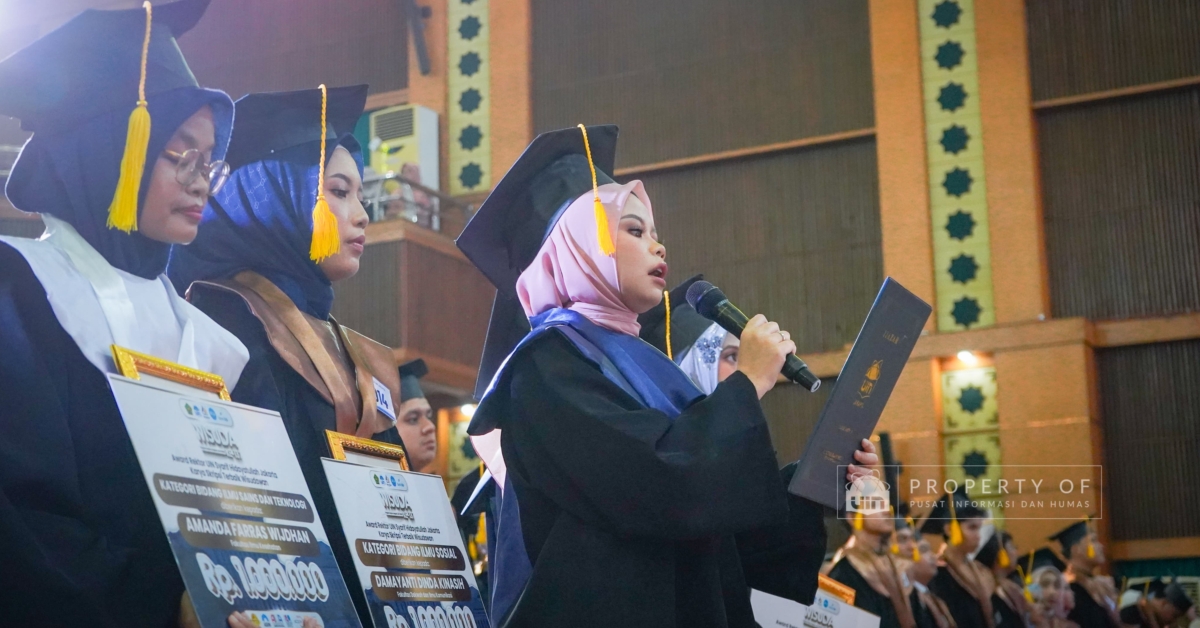 The Best 137th Graduates of UIN Jakarta Announced during Open Senate Meeting
