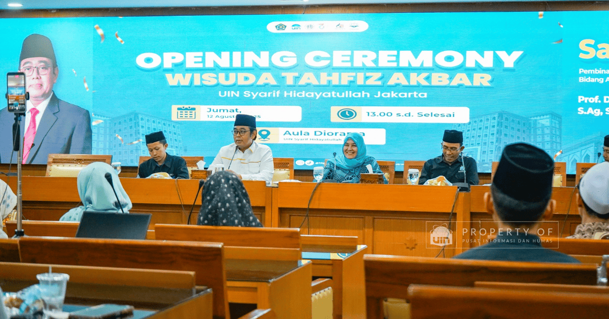 Perdana, HIQMA UIN Jakarta Selenggarakan Program Wisuda Tahfidz Akbar