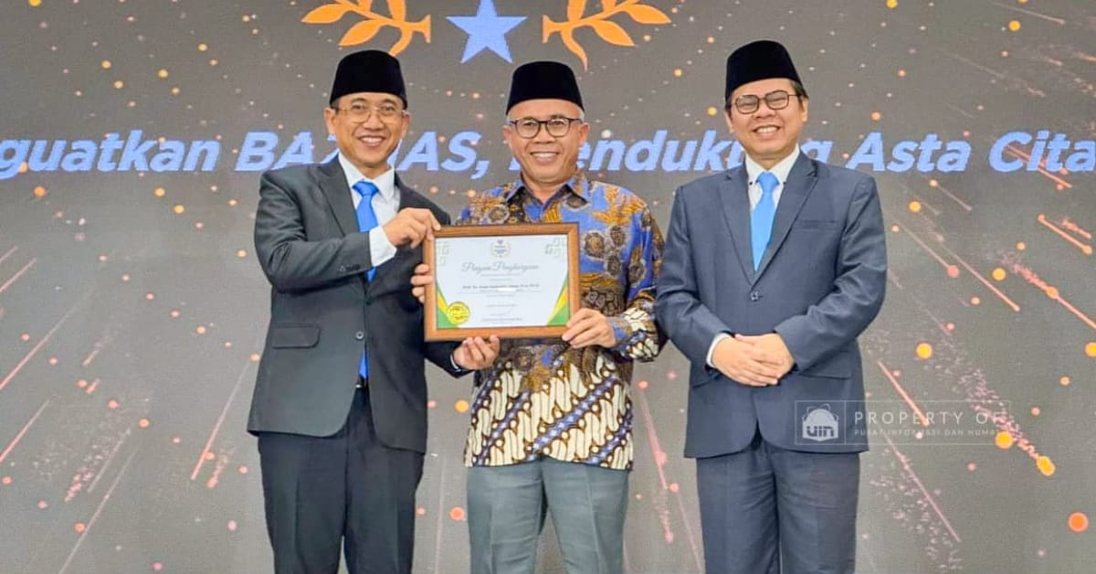 UIN Jakarta Earns Top Recognition for Zakat and Community Empowerment from BAZNAS