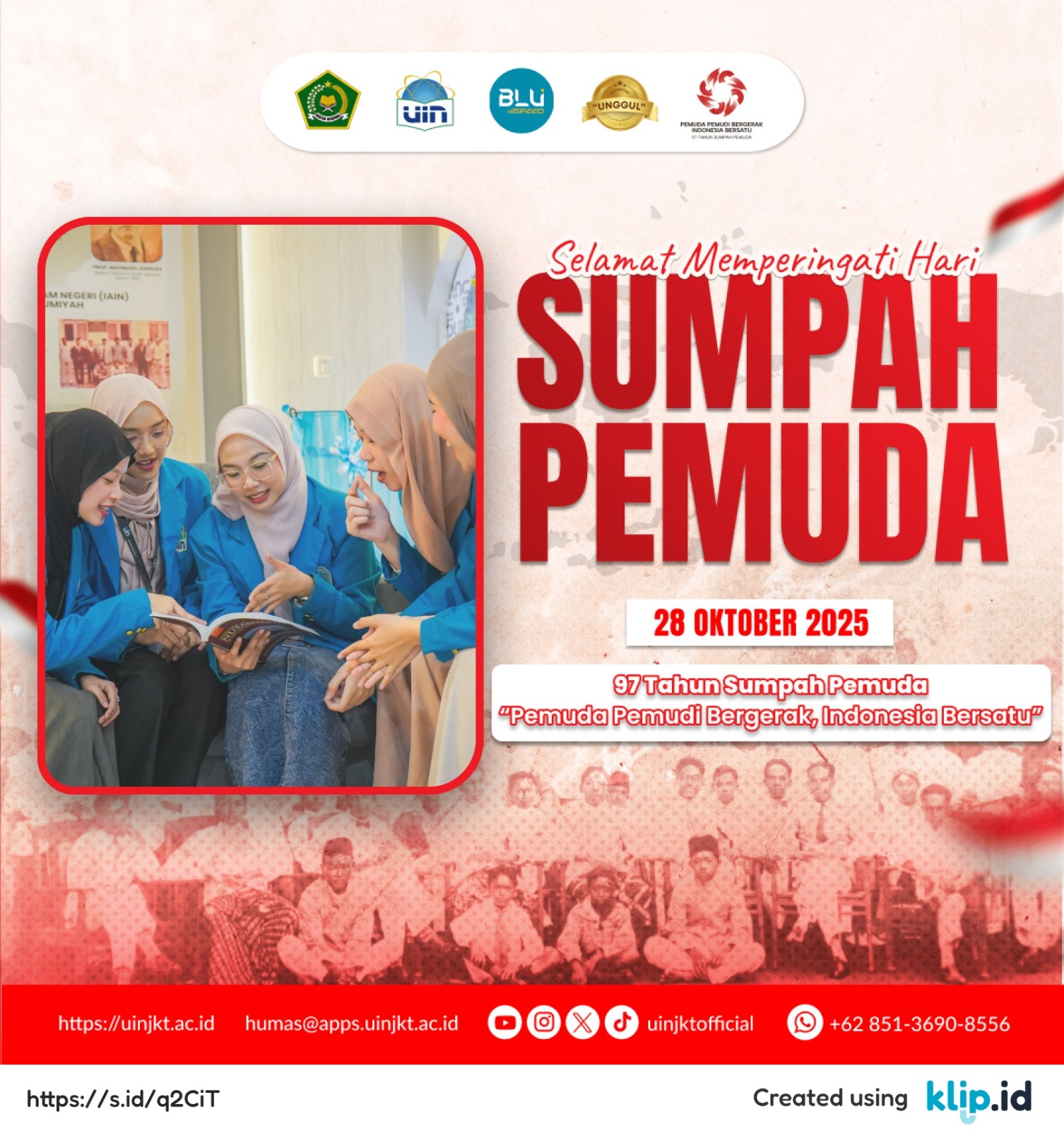 Hari Sumpah Pemuda 2025 Poster