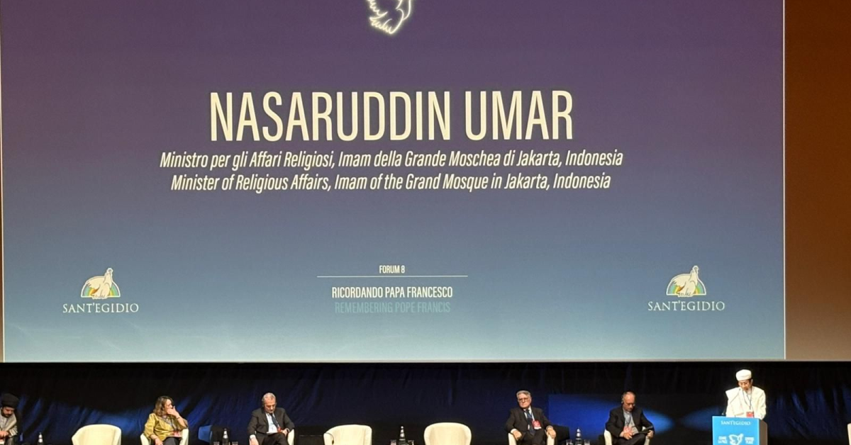 Di Vatikan, Menag Bicara Persaudaraan dan Kenang Persahabatannya dengan Paus Fransiskus