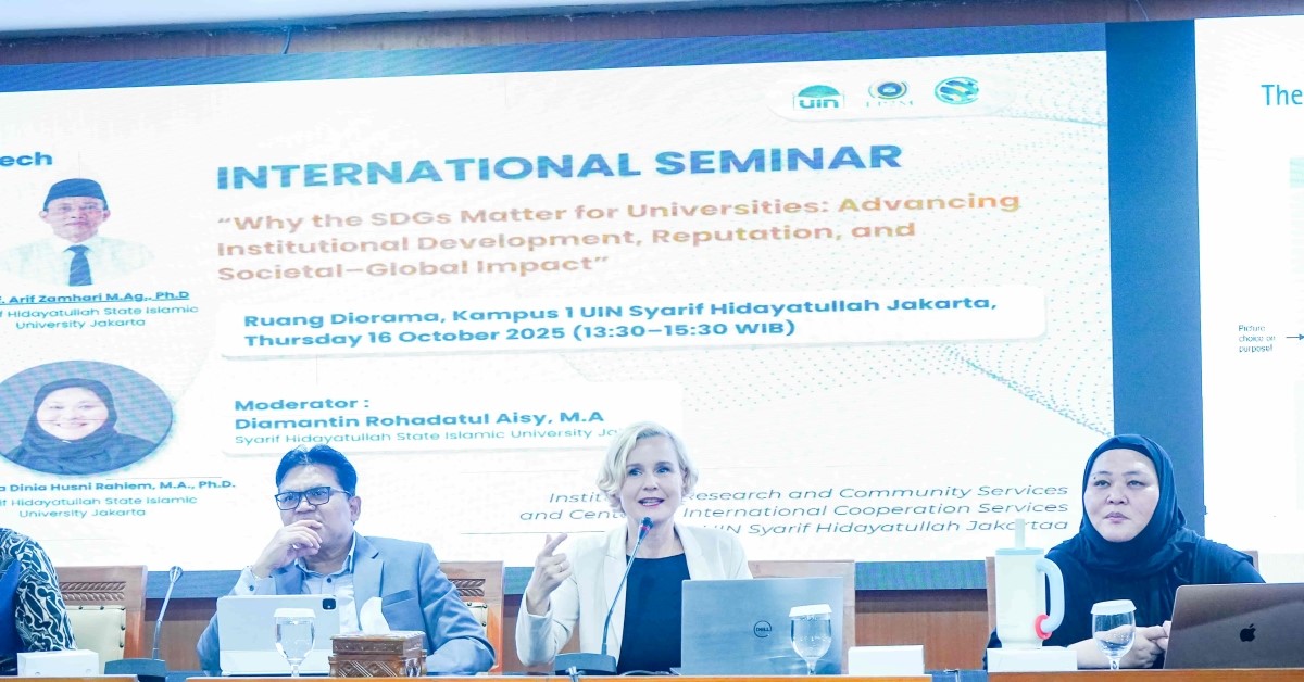 LP2M UIN Jakarta Gelar Seminar Internasional Bahas Peran SDGs untuk Pengembangan Kampus dengan Leibniz University