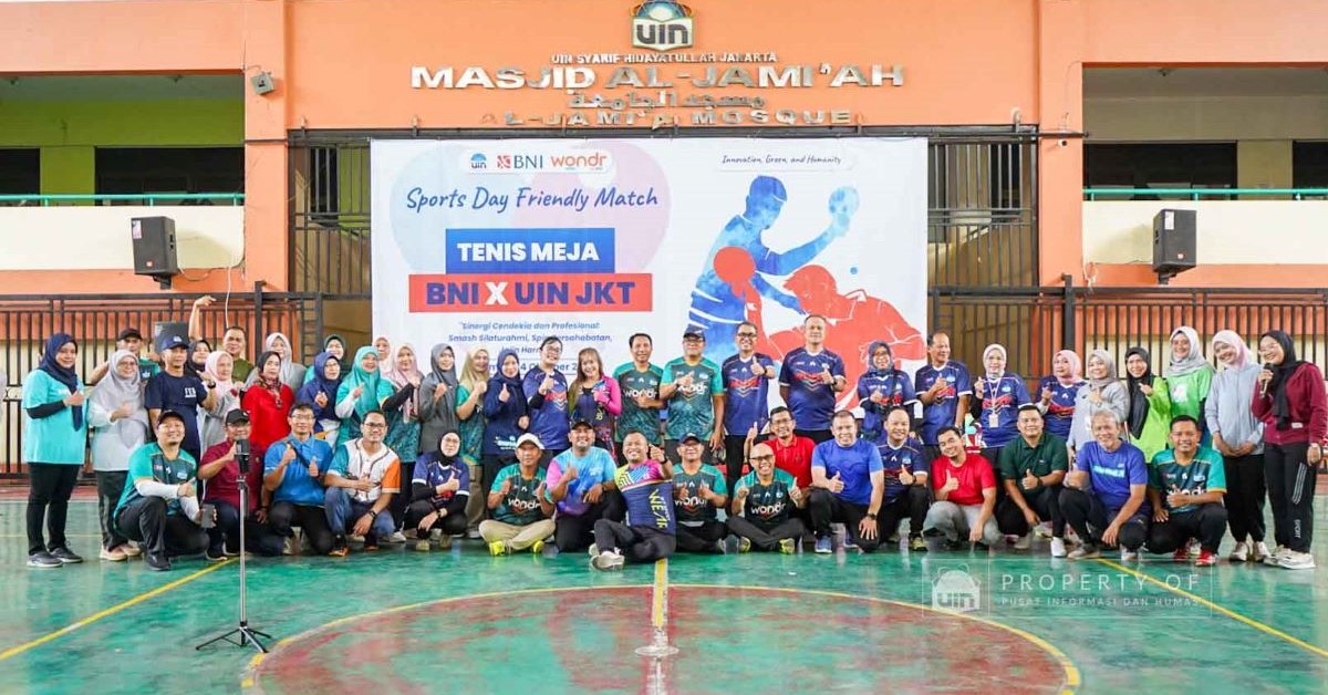 Smash, Spin, Synergy: UIN Jakarta and BNI Celebrate Diplomatic Relationship Through Friendly Match