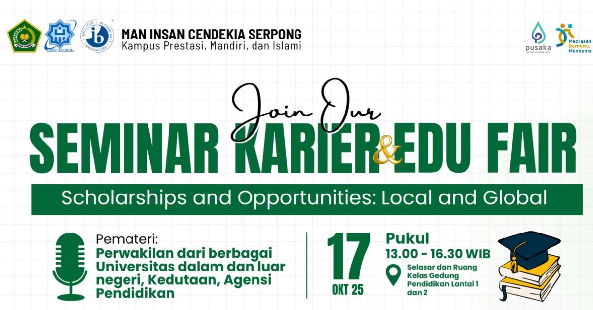 Seminar Karier & Edu Fair MAN Insan Cendekia Serpong