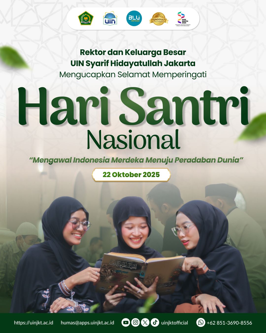 Twibbon Hari Santri Nasional 2025