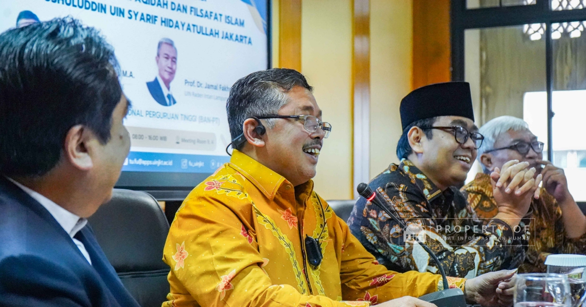 BAN-PT Beri Penilaian Kualitas Prodi Aqidah dan Filsafat Islam Fakultas Ushuluddin Melalui Asesmen Lapangan Akreditasi