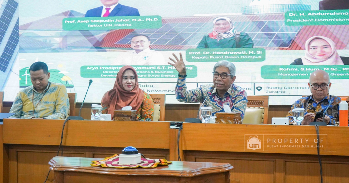Langkah Nyata Menuju Kampus Berkelanjutan, UIN Jakarta Hadirkan PLTS dan Program Energi Ramah lingkungan