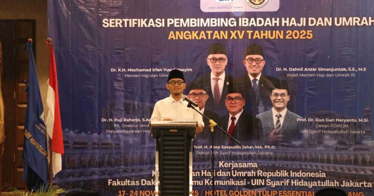 Kementerian Haji dan Umrah RI–UIN Jakarta Resmi Buka Program Sertifikasi Pembimbing Ibadah Haji dan Umrah