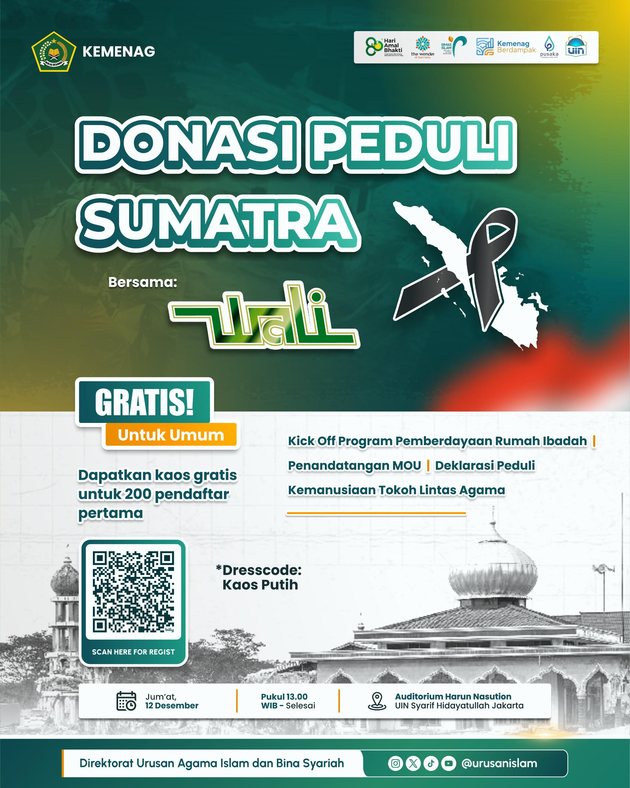 DONASI PEDULI SUMATERA