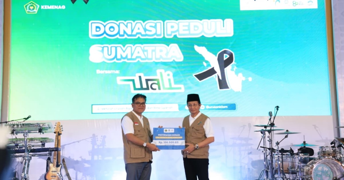 Bimas Islam Kemenag dan UIN Jakarta Himpun Rp 2,8 Miliar Donasi Peduli Sumatra